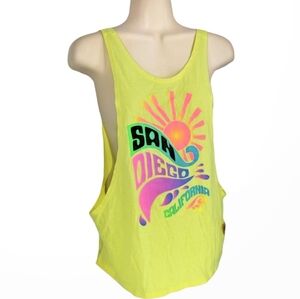 MIAMI STYLE San Diego Drop Arm Muscle Tank NWT Sz S